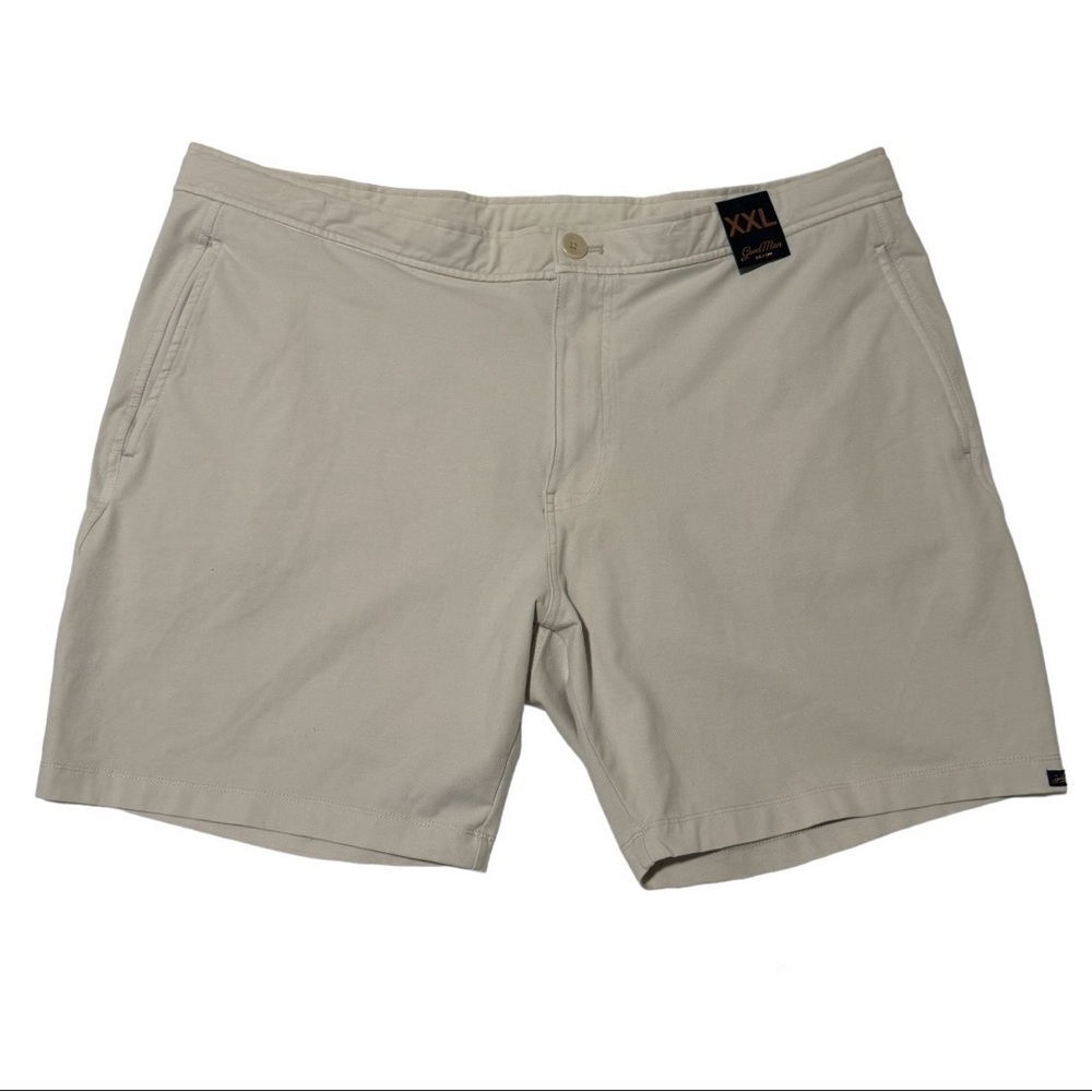 The Good Man‎ Brand Men's XXL Beige Chino Shorts Foundation Stretch Cotton Blend